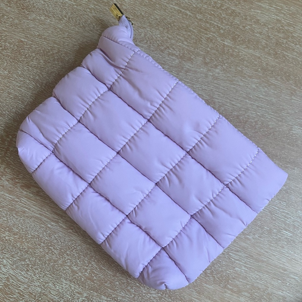 Trate Lavender Quilted Cosmetics Bag